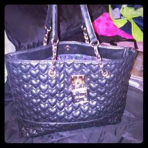 Chain handle Betsey Johnson tote